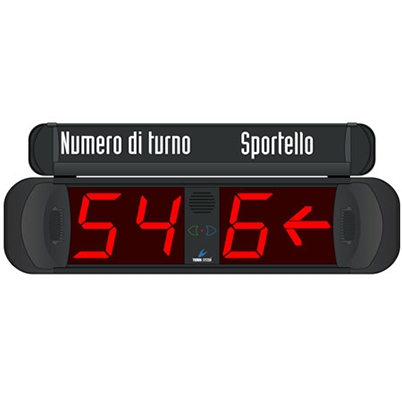 Ecran principal 2+1 digit cu sageata