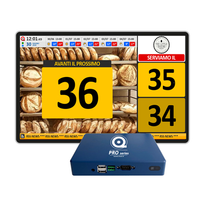 Unitate principala de afisare LCD PRO – software RETAIL (Cloud)